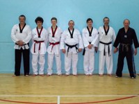 [Successful black belt candidates]